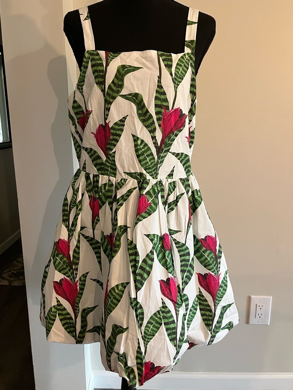 Layered with Love Tropical Floral Dress Large NWT